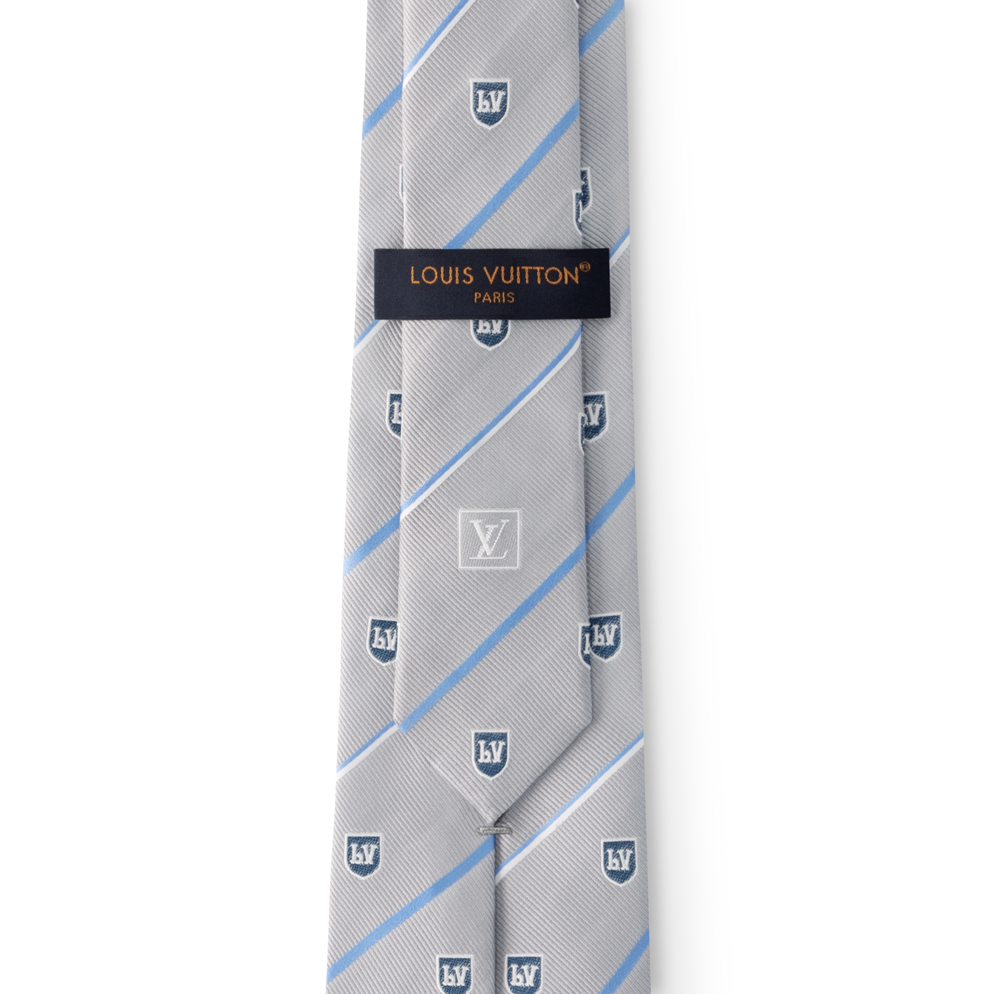 College LV Crest Tie . in Men