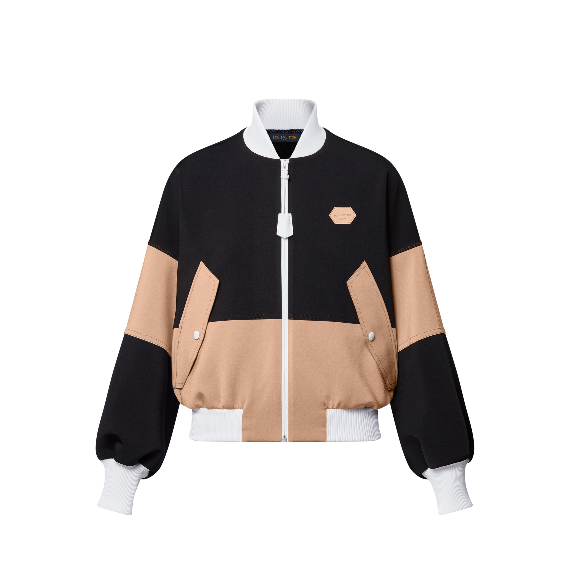 Color-Blocked Bomber Jacket  in Women