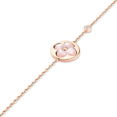 Color Blossom BB Sun Bracelet, Pink Gold, Pink Mother-of-Pearl and Diamond in Jewellery's Categories Bracelets collections by Louis Vuitton (Product zoom)