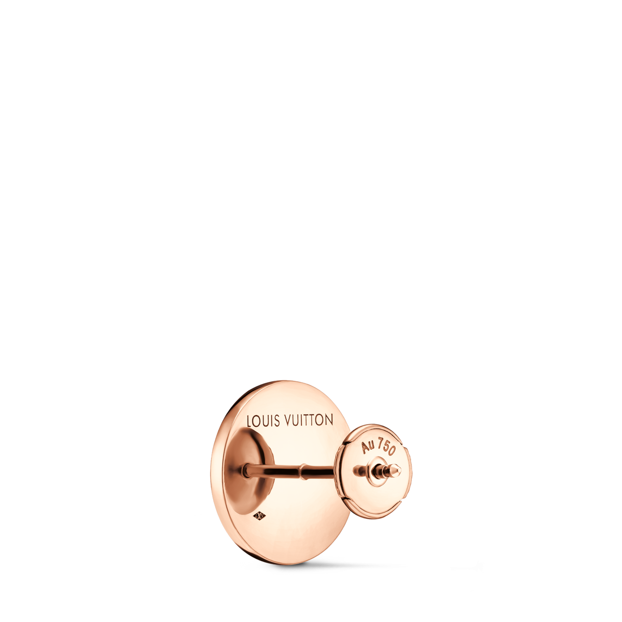 Color Blossom BB Sun Ear Stud, Pink Gold and Pink Mother-of-Pearl - Per Unit  in Jewellery