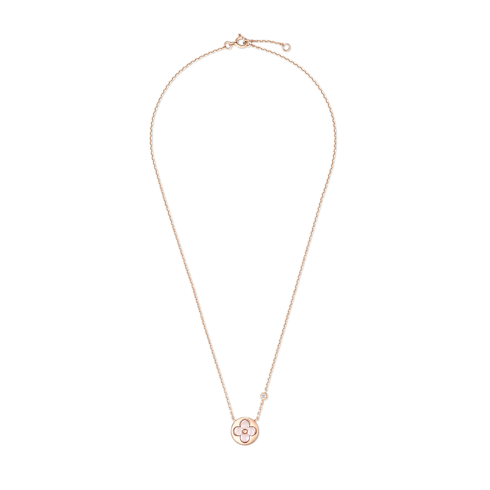 Color Blossom BB Sun Pendant, Pink Gold, Pink Mother-of-Pearl and Diamond in Jewellery's Categories Necklaces and Pendants collections by Louis Vuitton (Product zoom)