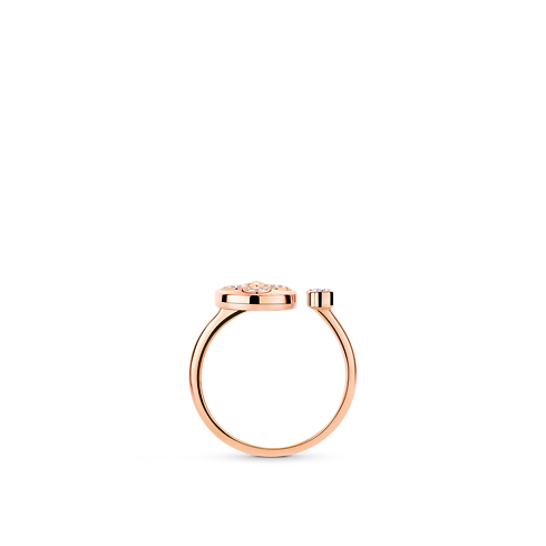 Color Blossom Mini Sun Ring, Pink Gold And Diamonds in Jewellery's Categories All Fine Jewellery collections by Louis Vuitton (Product zoom)