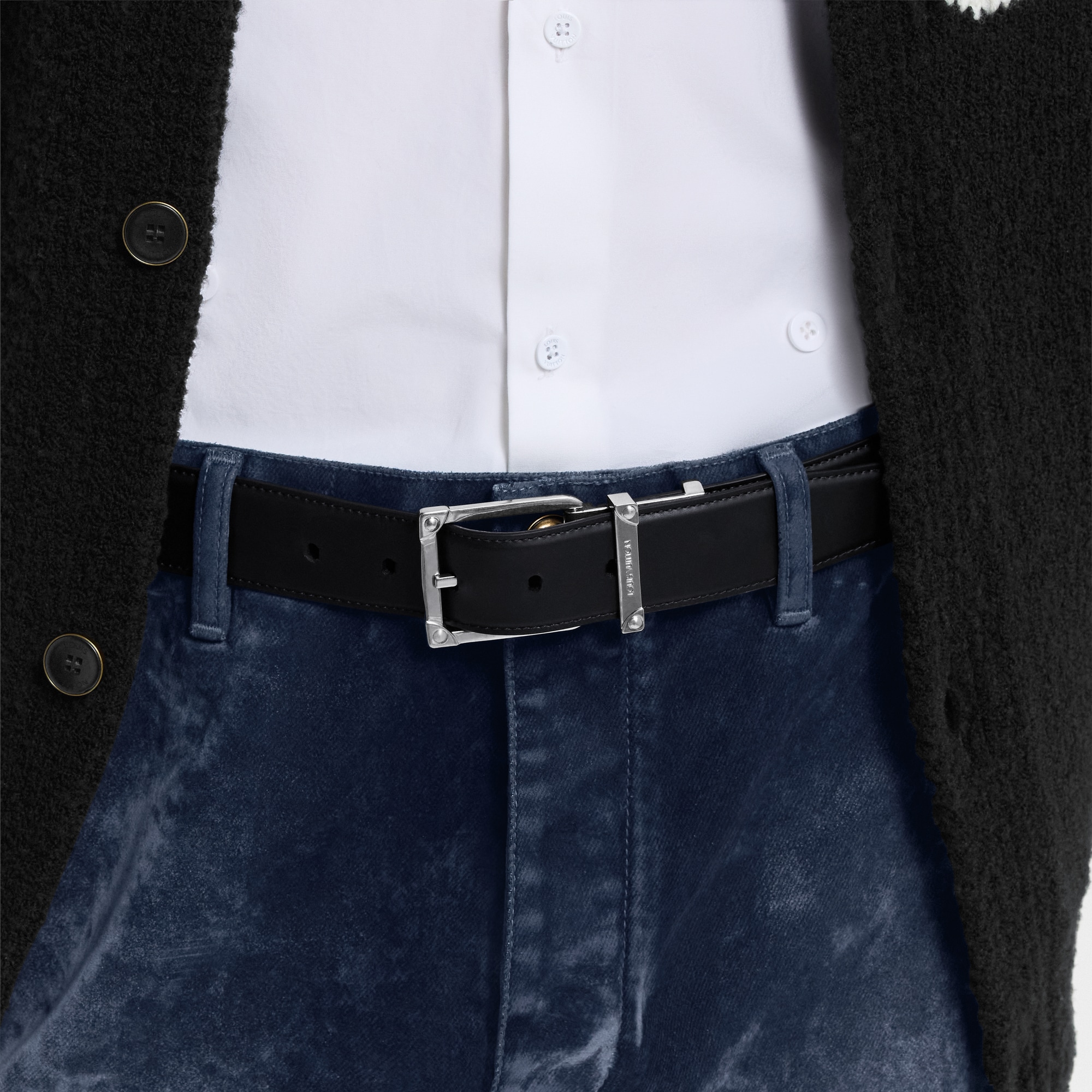 Corner Pin 35mm Reversible Belt  in Men