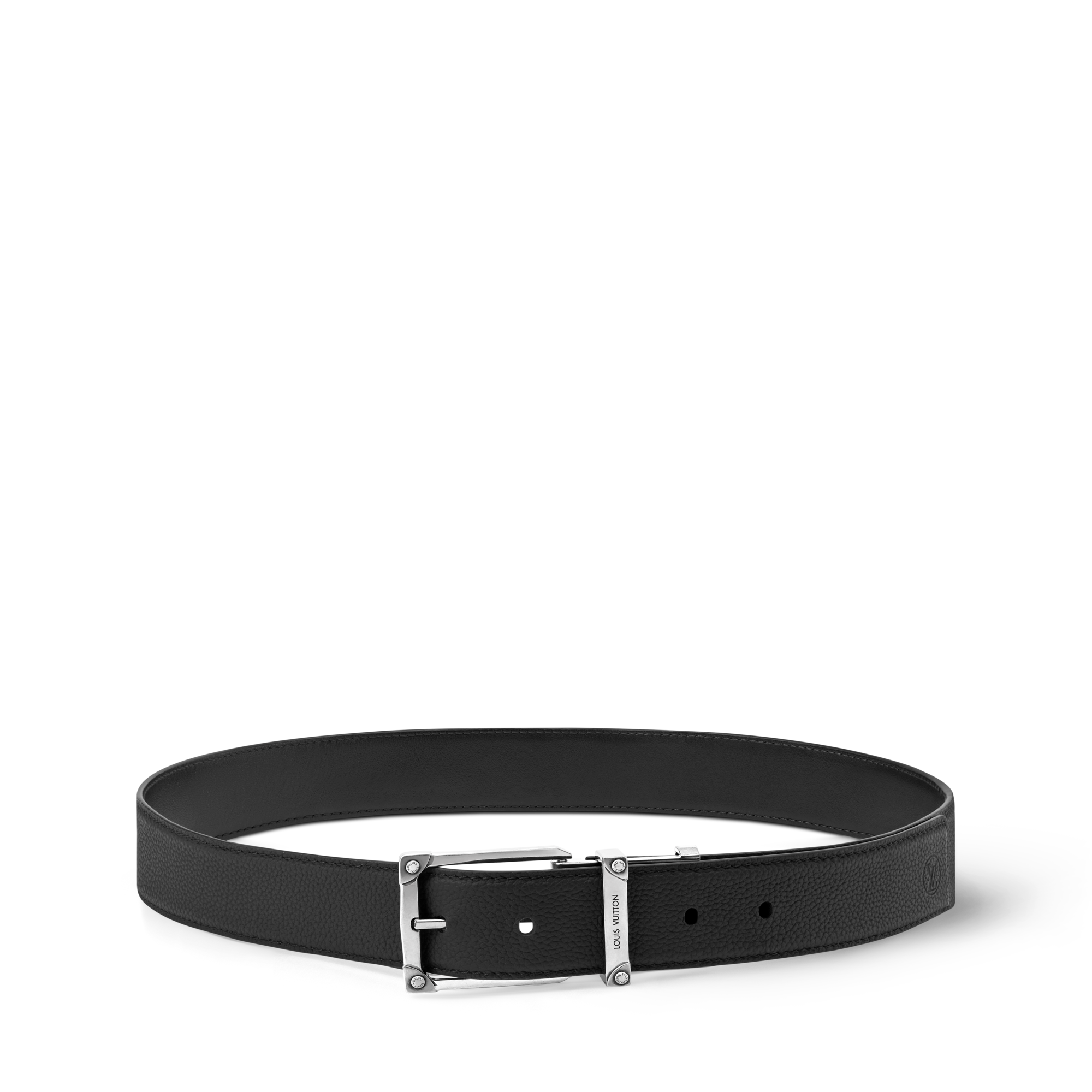 louis vuitton belt black and white