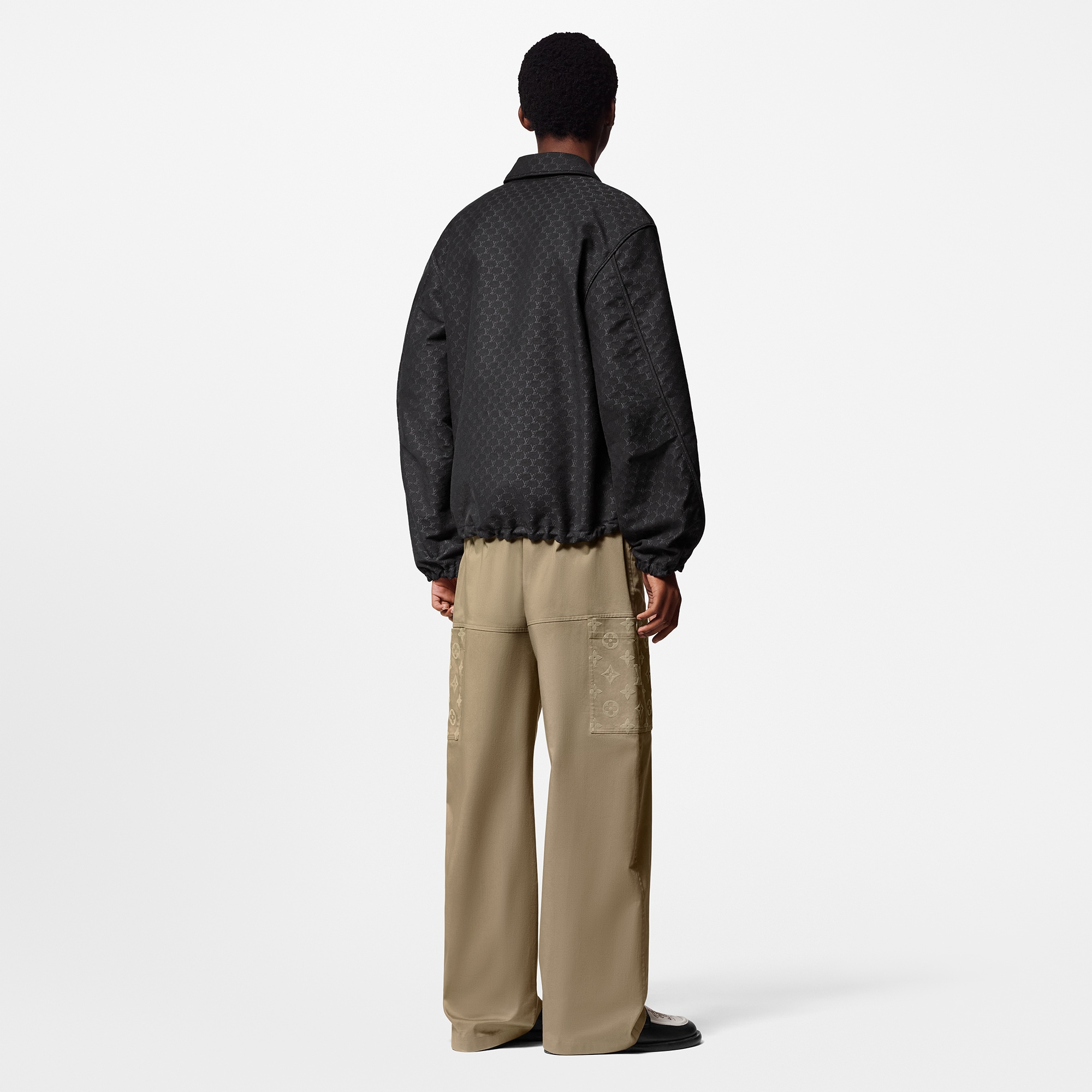 Cotton Blend Blouson  in Men