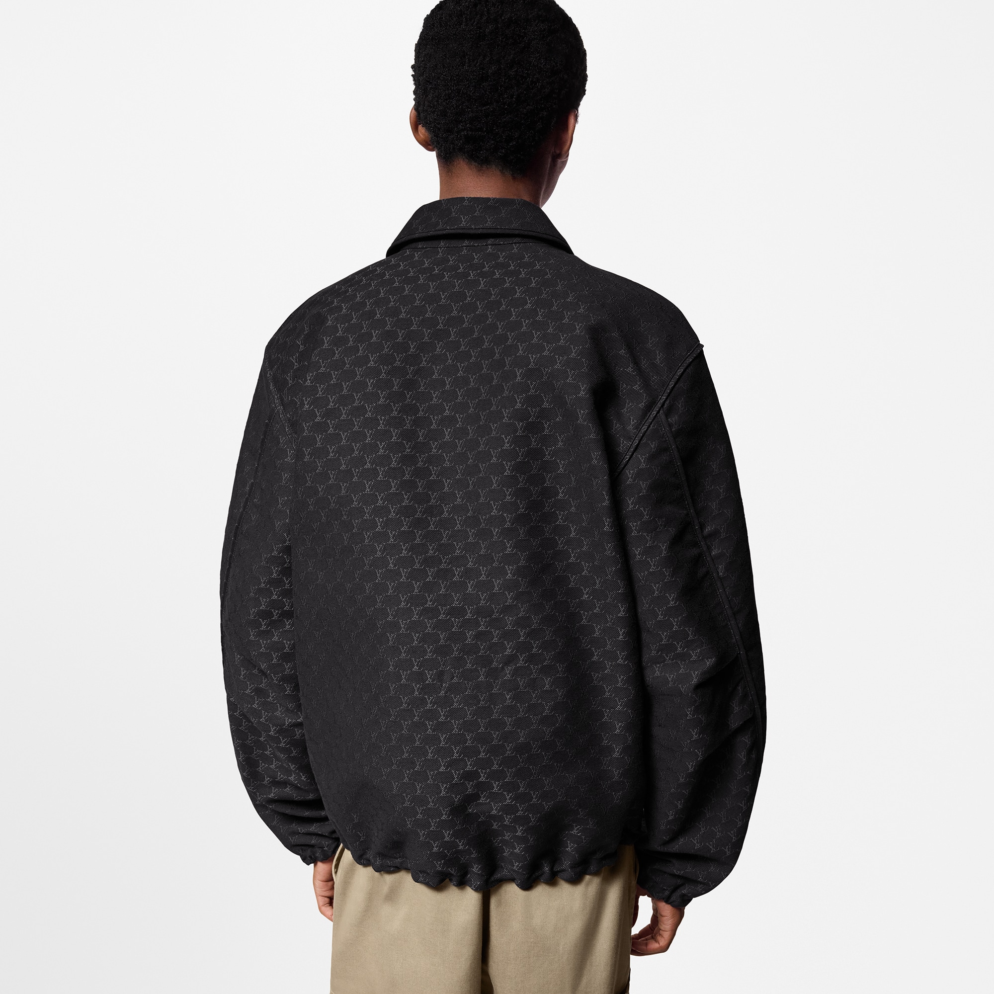 Cotton Blend Blouson  in Men