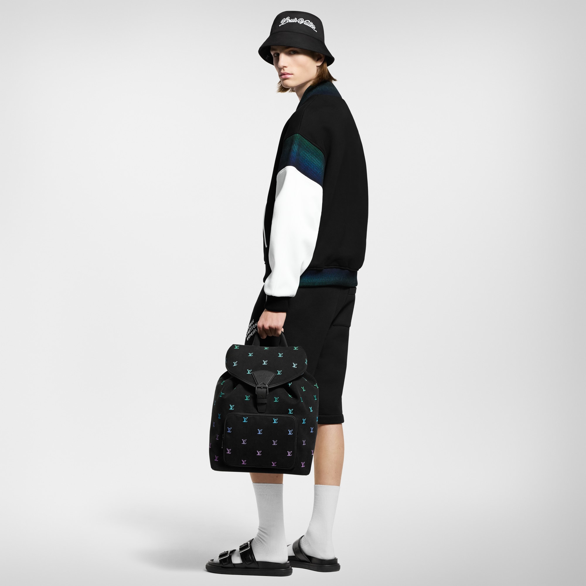 Cotton Jersey Varsity Blouson   in New