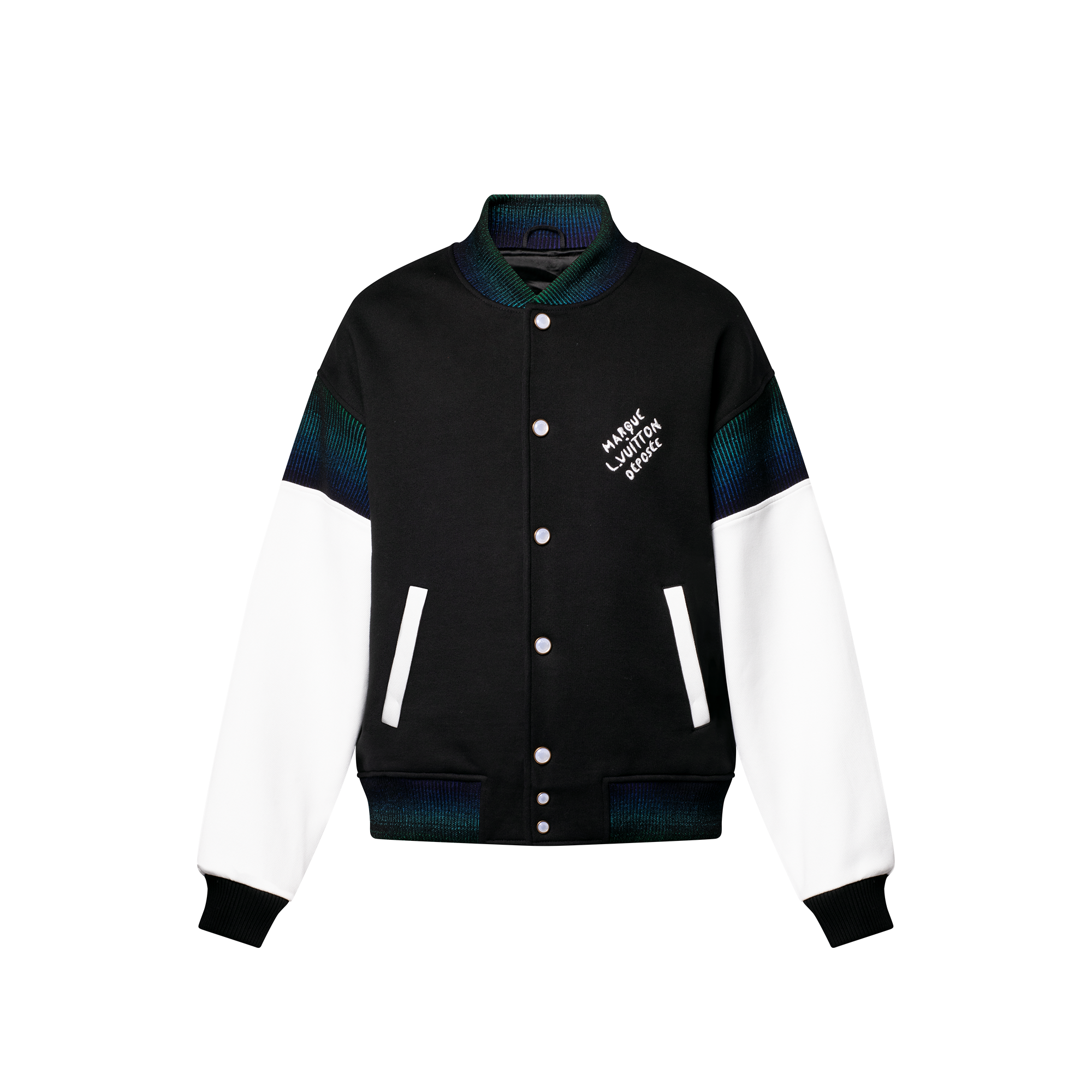 Cotton Jersey Varsity Blouson   in New