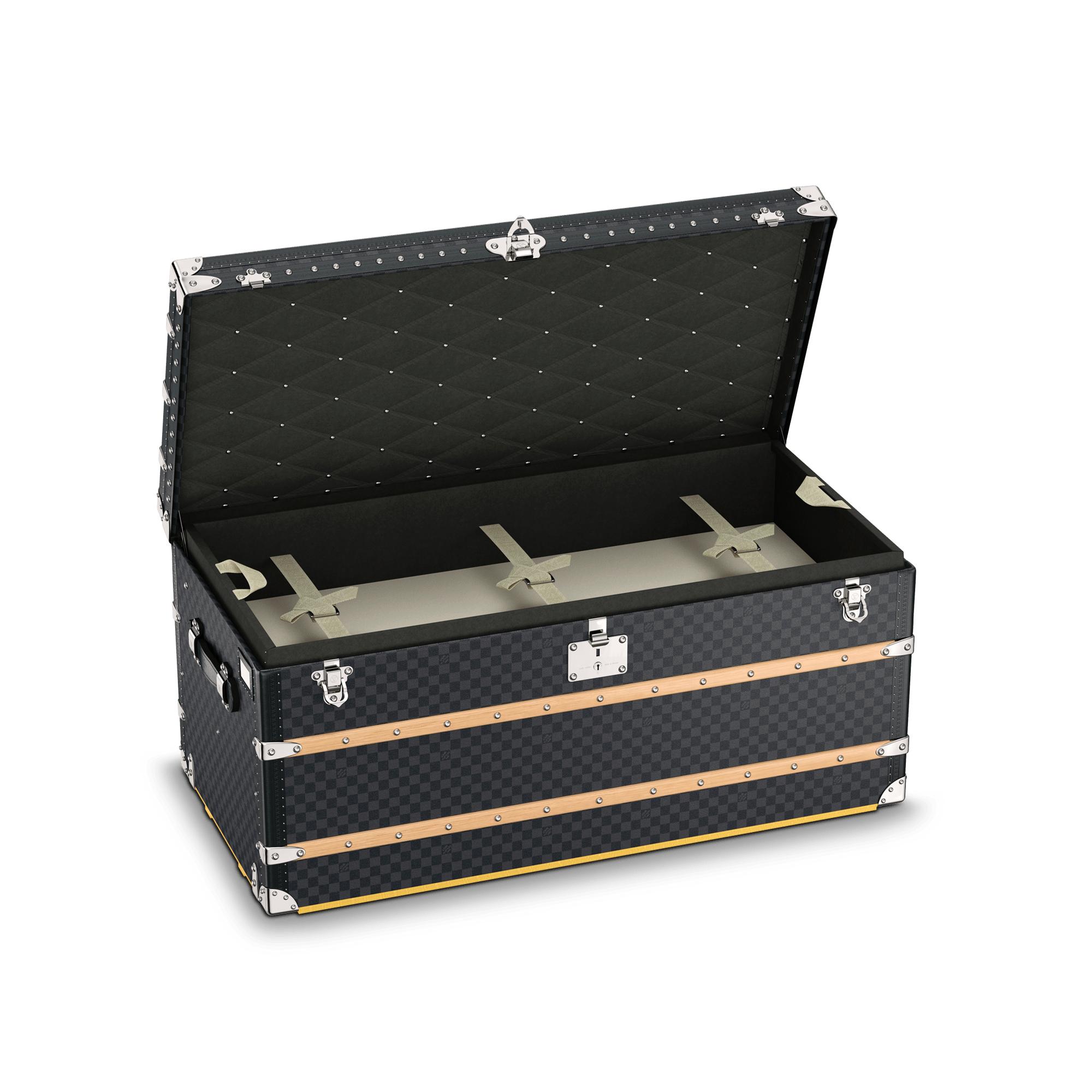 Courrier Lozine 110 Damier Graphite Canvas in Men