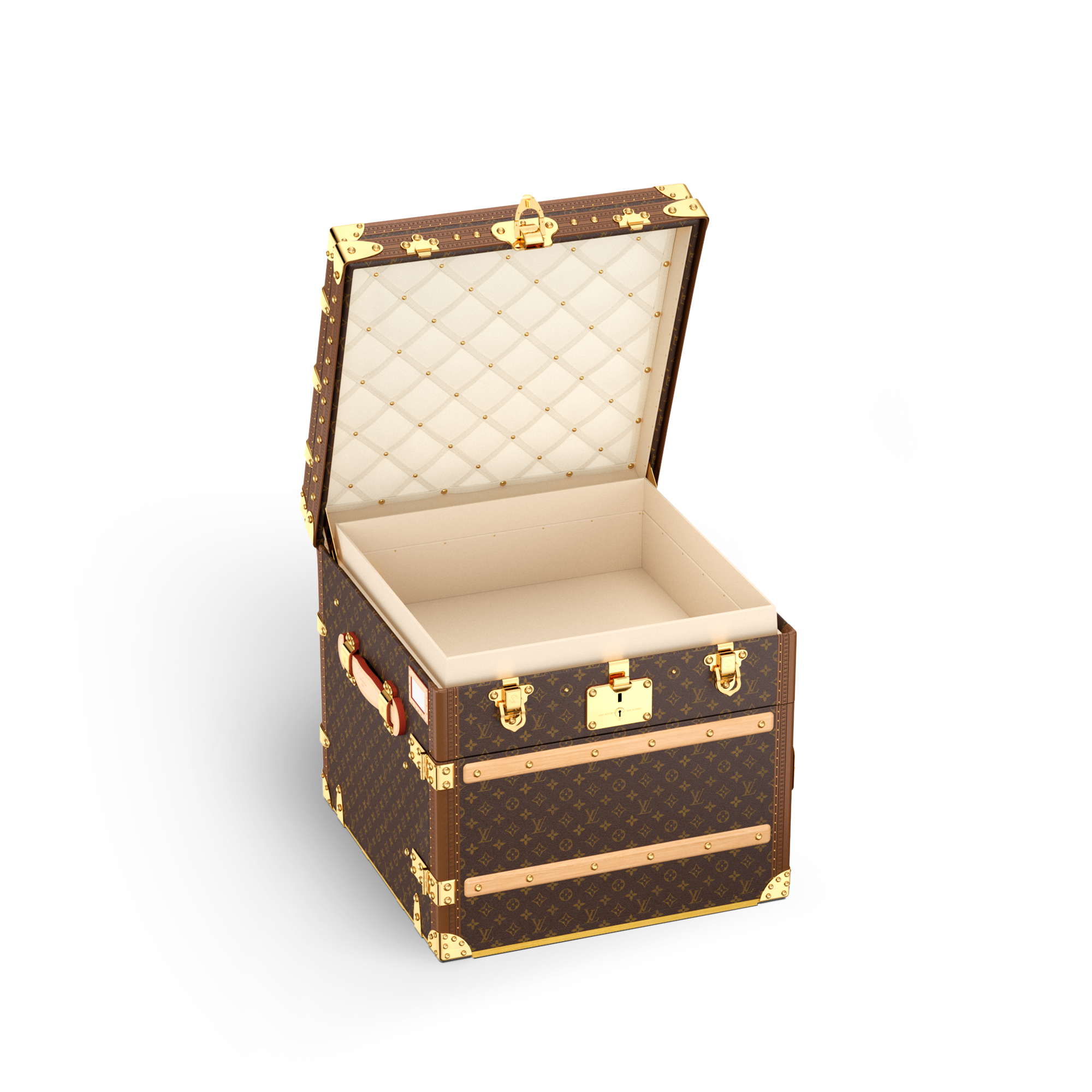 Courrier Lozine Carré Gauche Monogram in Trunks, Travel and Home