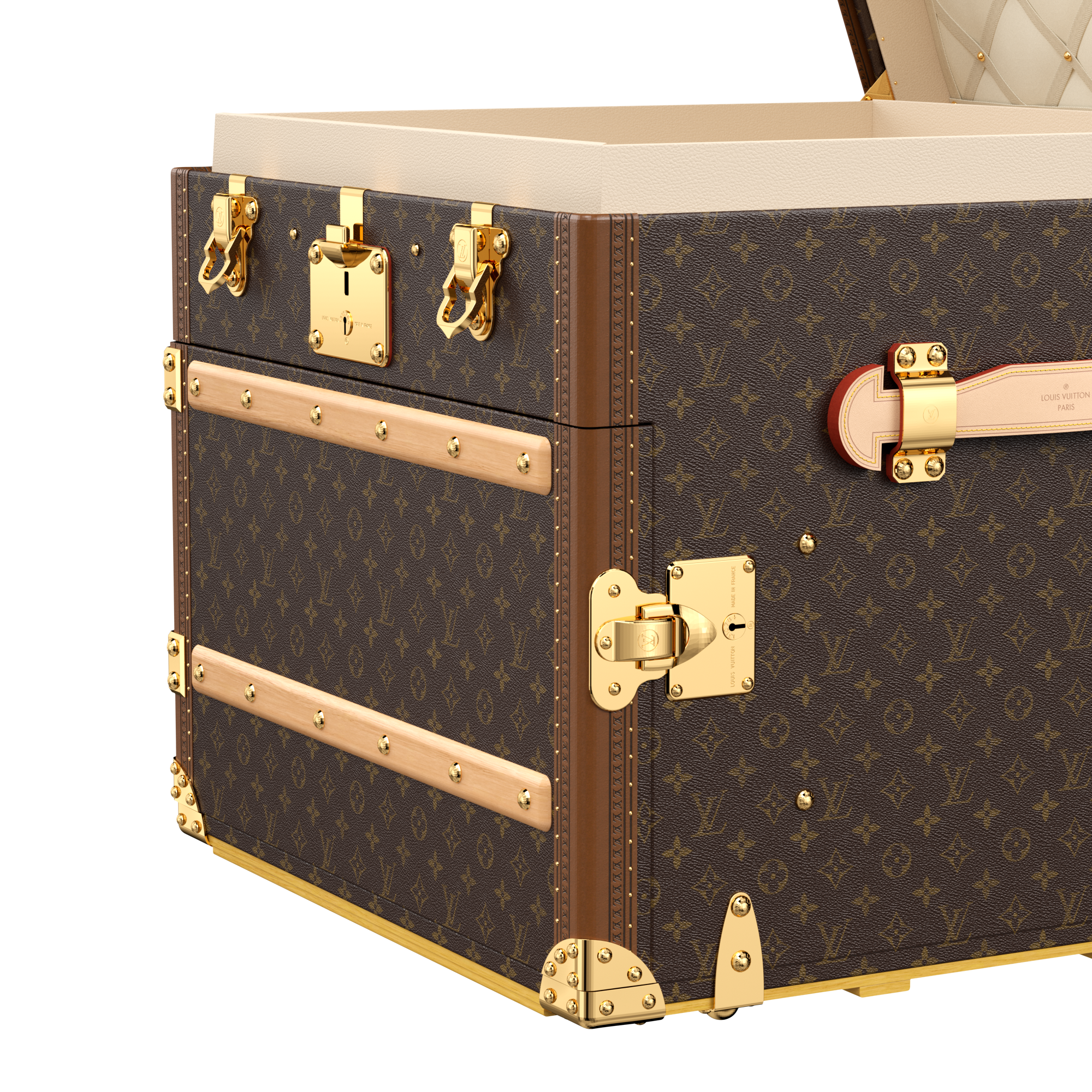 Courrier Lozine Carré Gauche Monogram in Trunks, Travel and Home