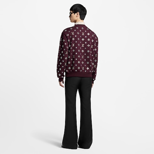 Crystal Monogram Crewneck in Men's Ready-to-Wear Knitwear and Sweatshirts collections by Louis Vuitton (Product zoom)