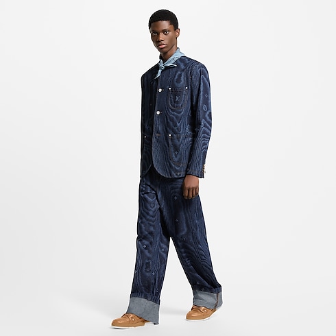 Cuffed Denim Skate Pants in Men's Ready-to-Wear Denim collections by Louis Vuitton (Product zoom)