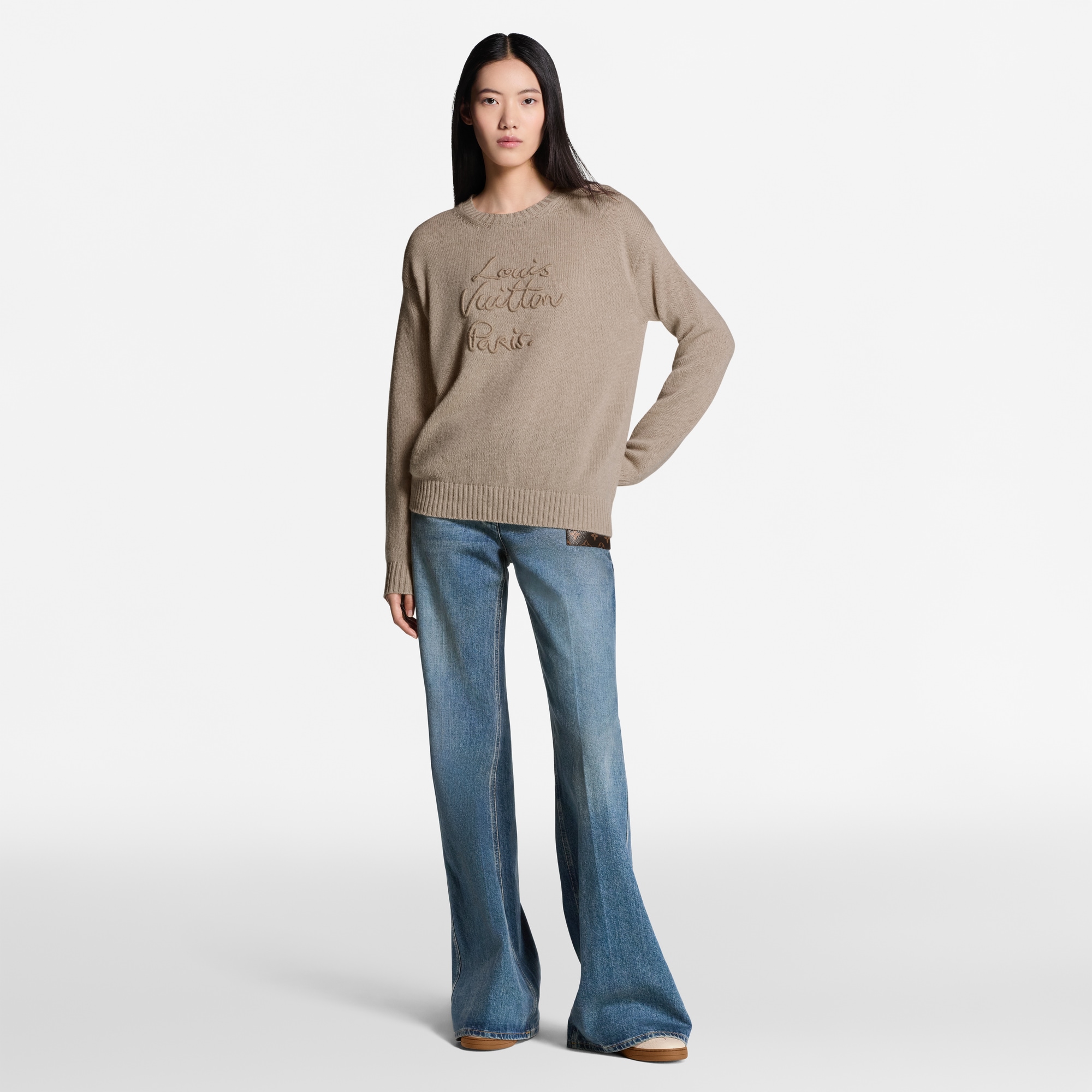 Cursive Signature Pullover  in Women