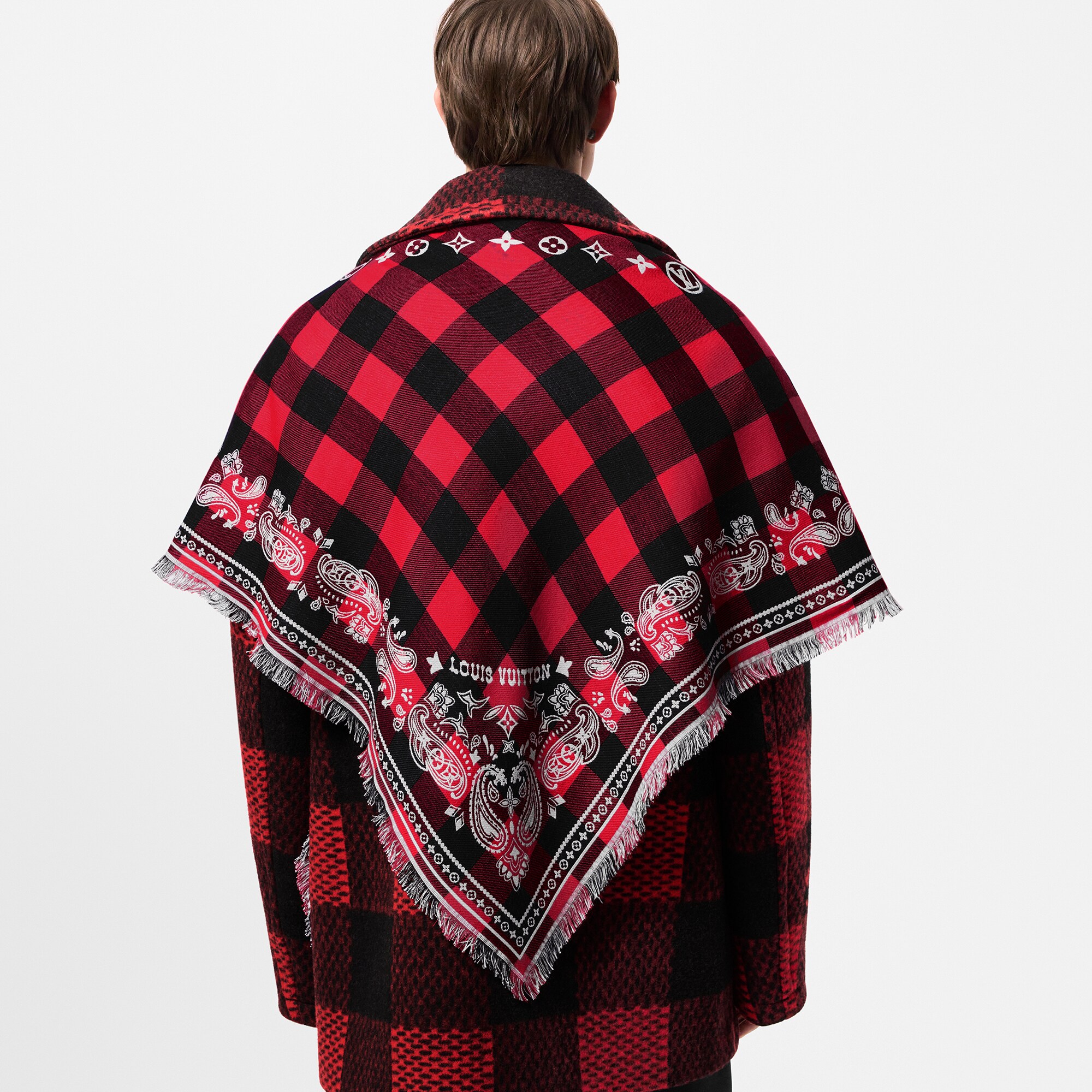 Damier Buffalo Stole . in Men