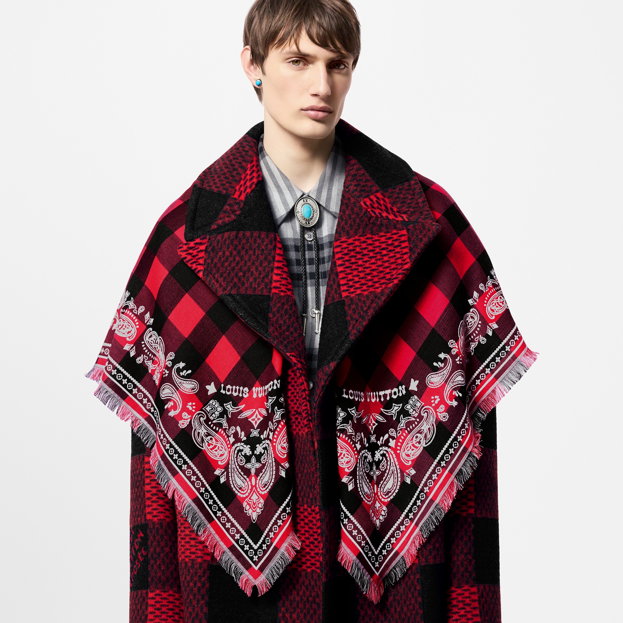 Damier Buffalo Stole . in Men