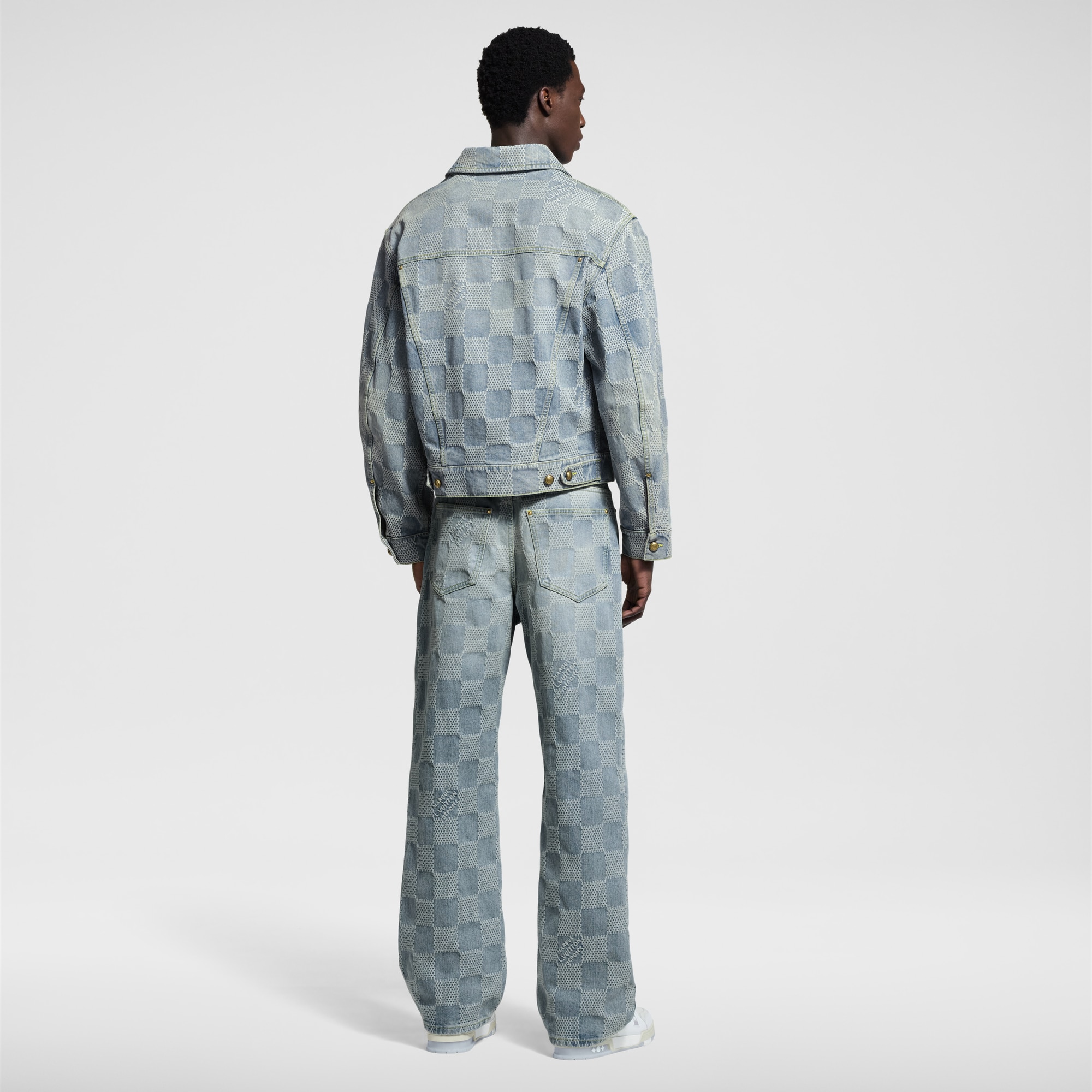 Damier Classic Denim Jacket   in Men