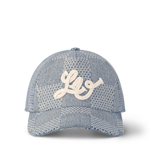Damier Denim 3D Cap . in Men's Accessories Hats, Beanies and Gloves collections by Louis Vuitton (Product zoom)