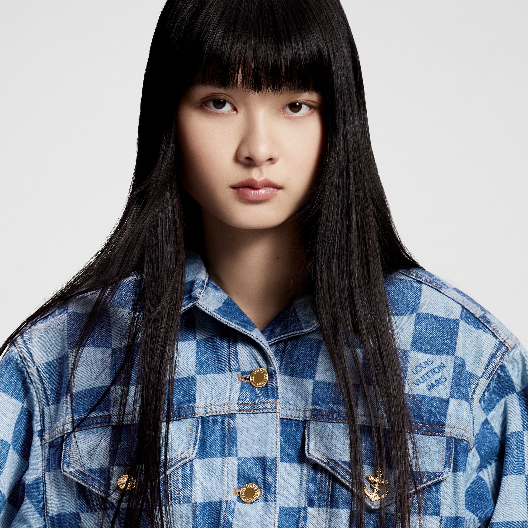 Damier Denim Jacket  in Women