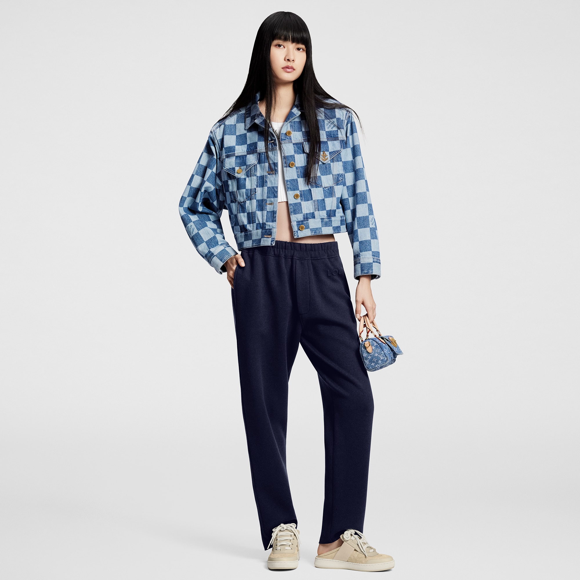 Damier Denim Jacket  in Women