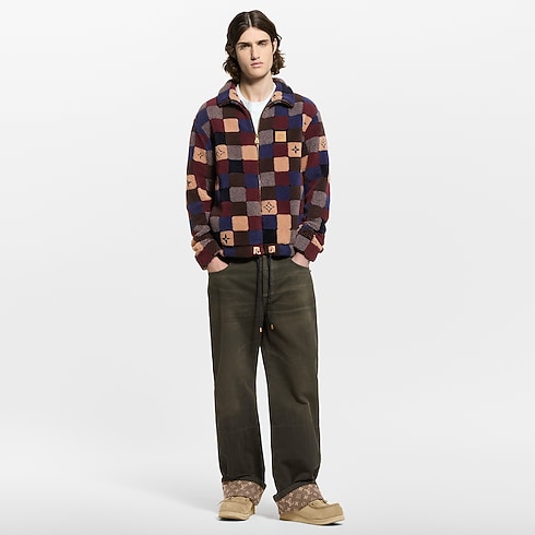 Damier Fleece Blouson in Men's Ready-to-Wear All Ready-to-Wear collections by Louis Vuitton (Product zoom)