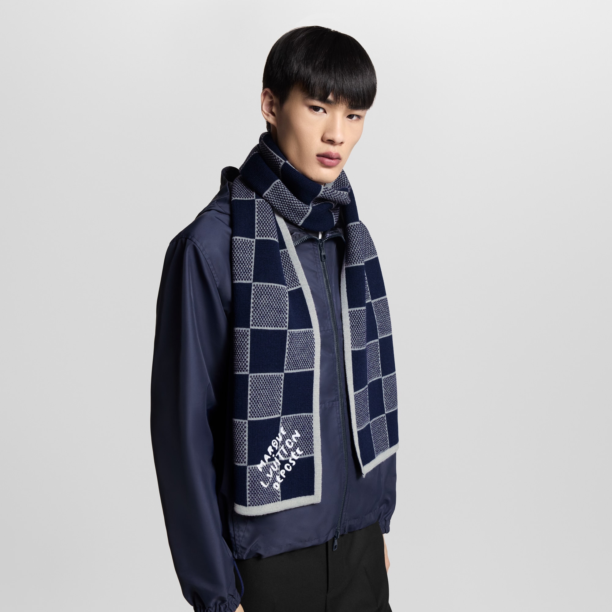 Damier Heritage Scarf . in Men