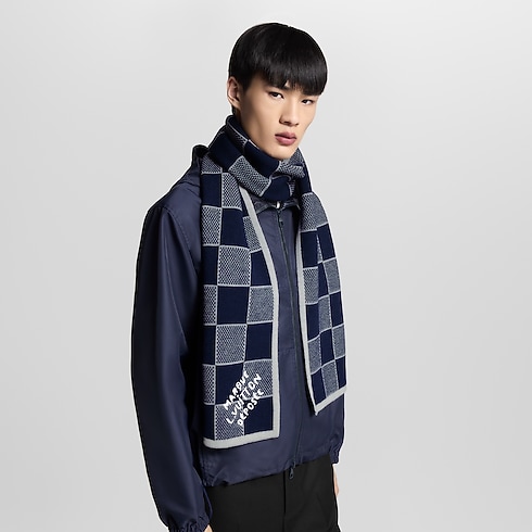 Damier Heritage Scarf . in Men's Accessories Scarves for Men collections by Louis Vuitton (Product zoom)