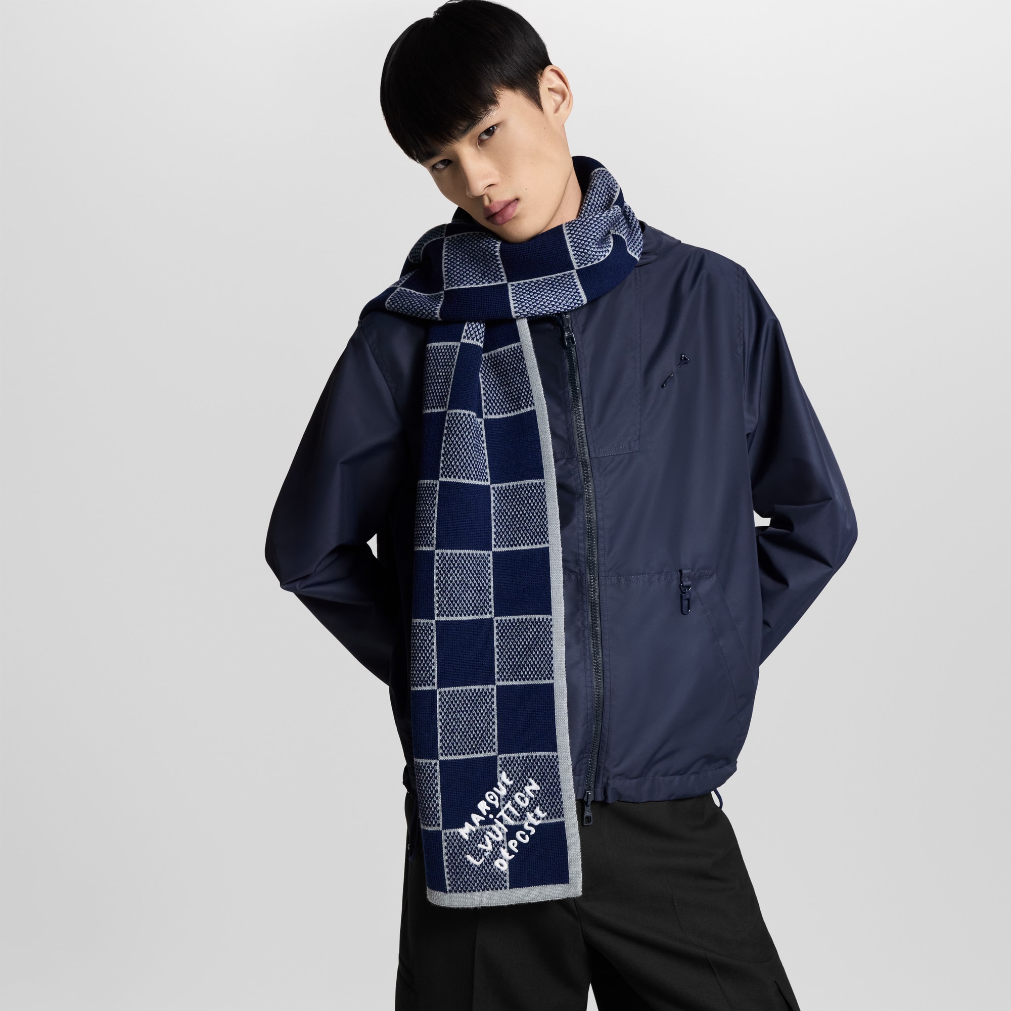 Damier Heritage Scarf . in Men