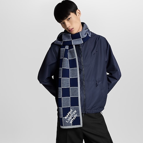 Damier Heritage Scarf . in Men's Accessories Scarves for Men collections by Louis Vuitton (Product zoom)