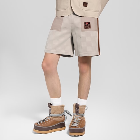 Damier Hybrid Workwear Shorts in Men's Ready-to-Wear All Ready-to-Wear collections by Louis Vuitton (Product zoom)