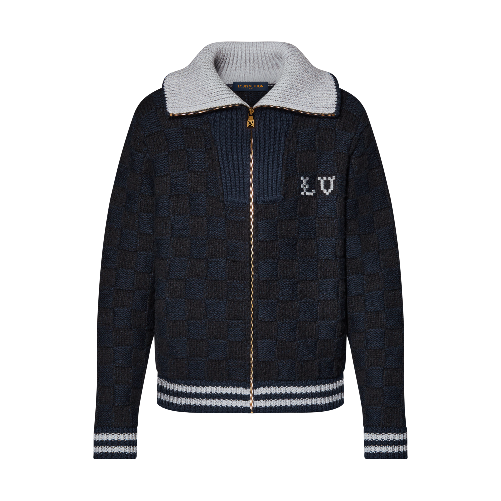 Damier Knit Blouson  in Men