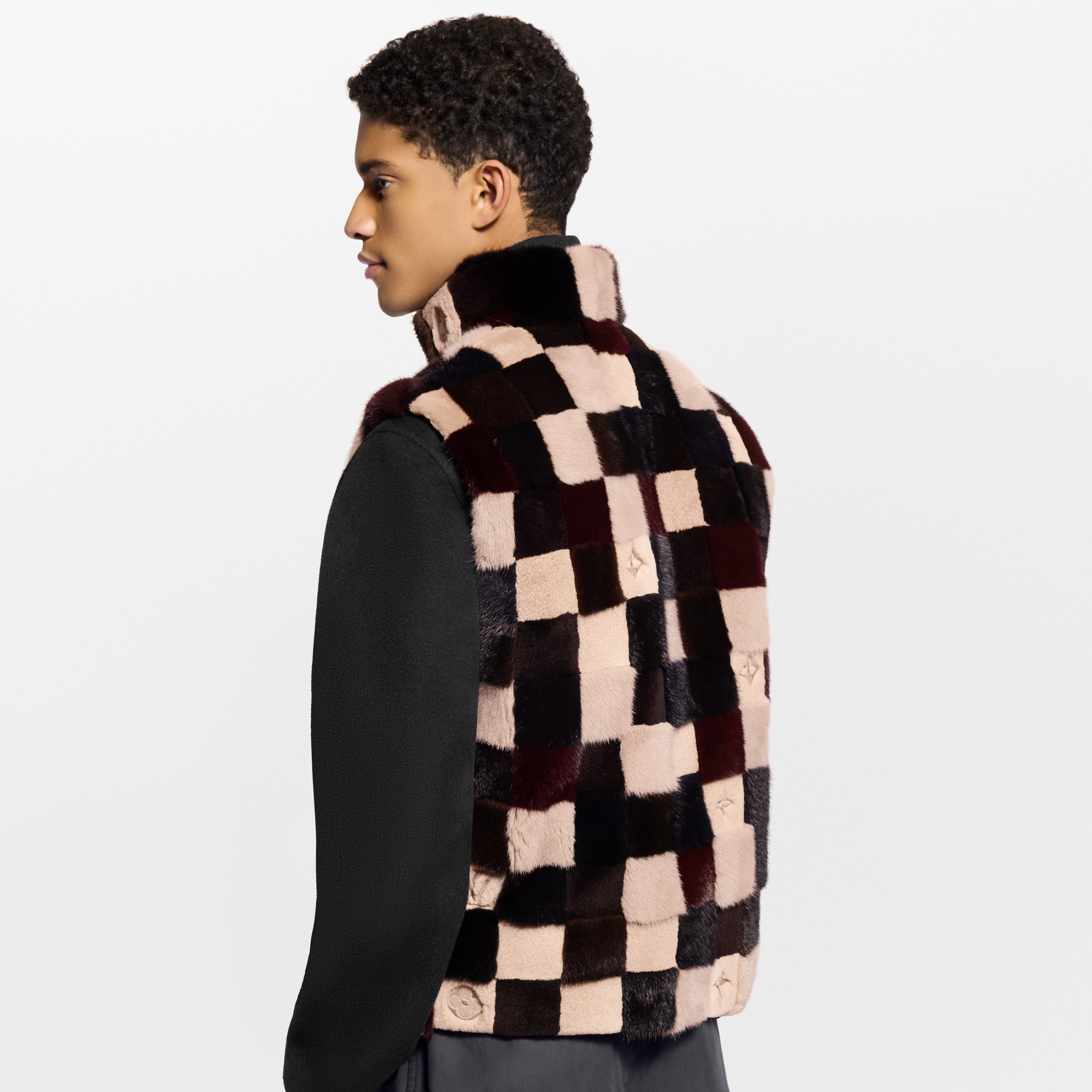Damier Mink Vest  in Men