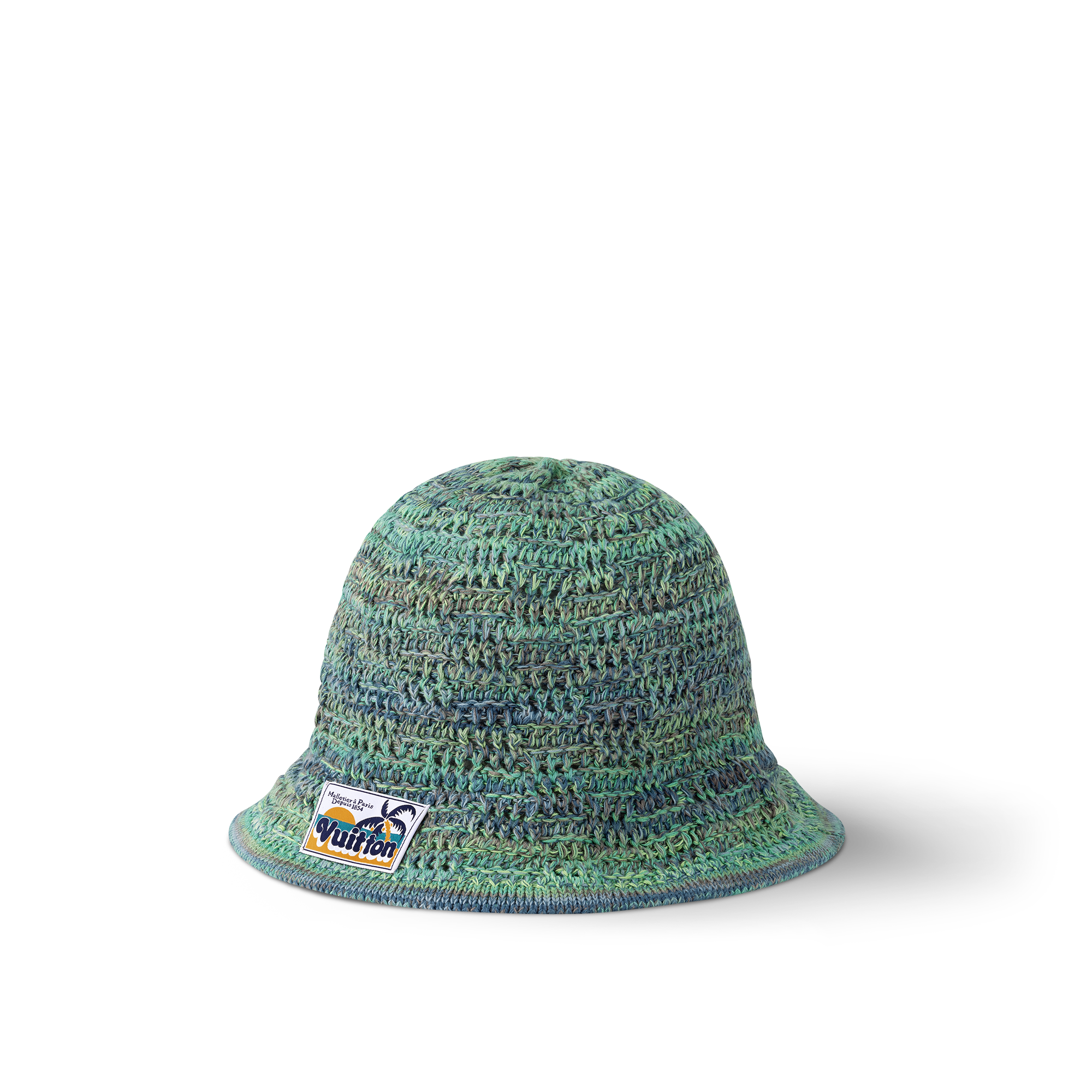 Damier Palm Tree Crochet Hat . in Men