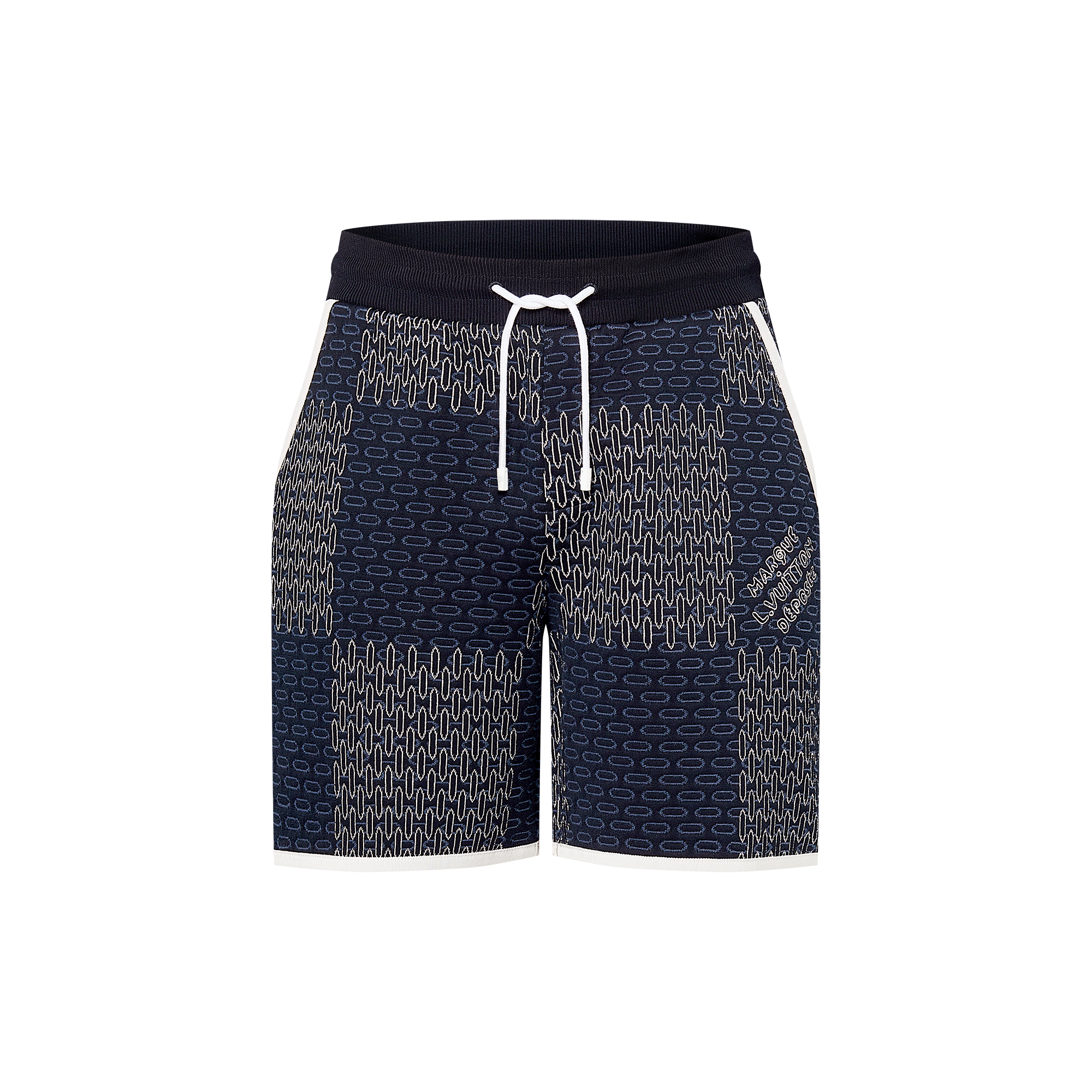 Damier Quilted Cotton Shorts  in Men