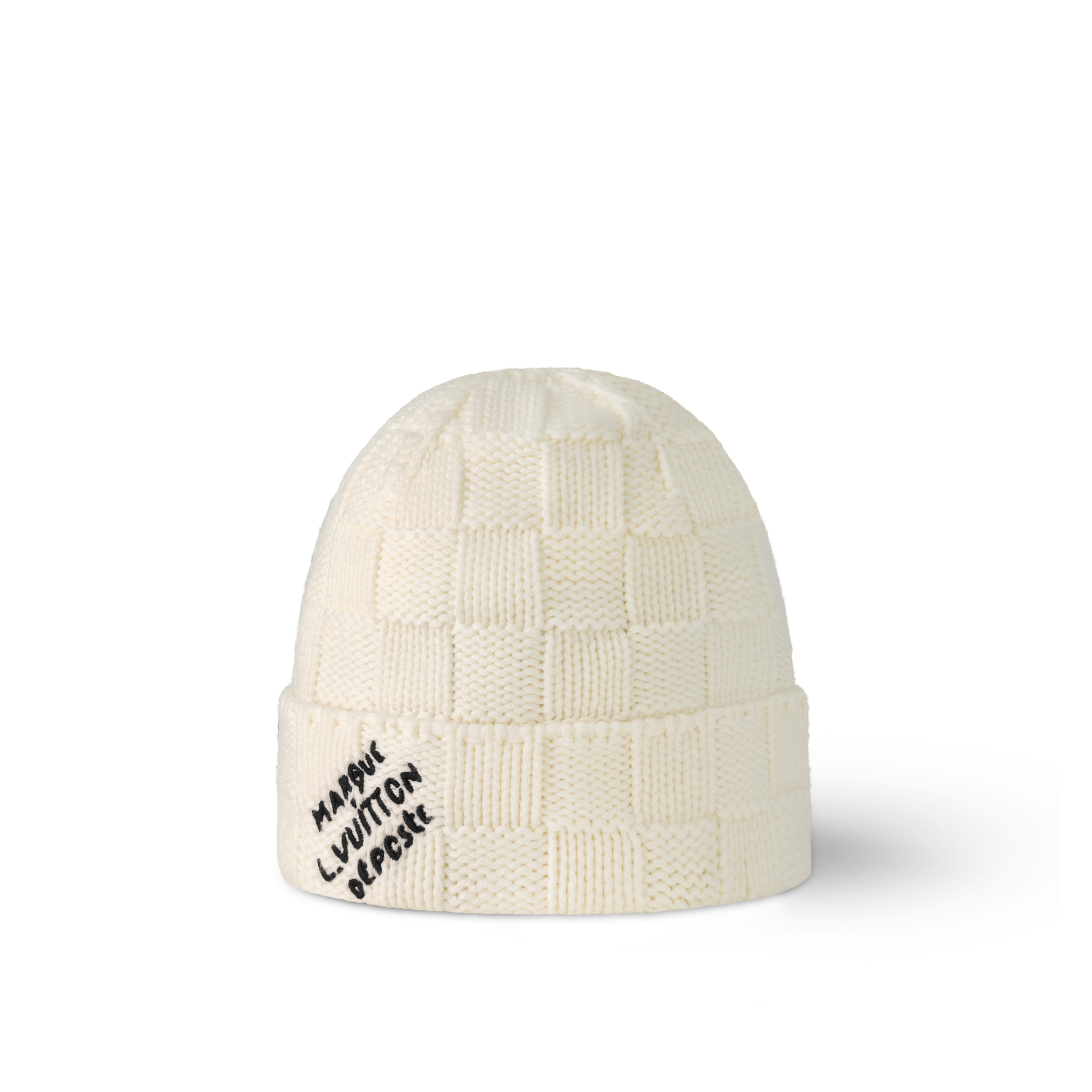 Damier Snug Beanie . in Men