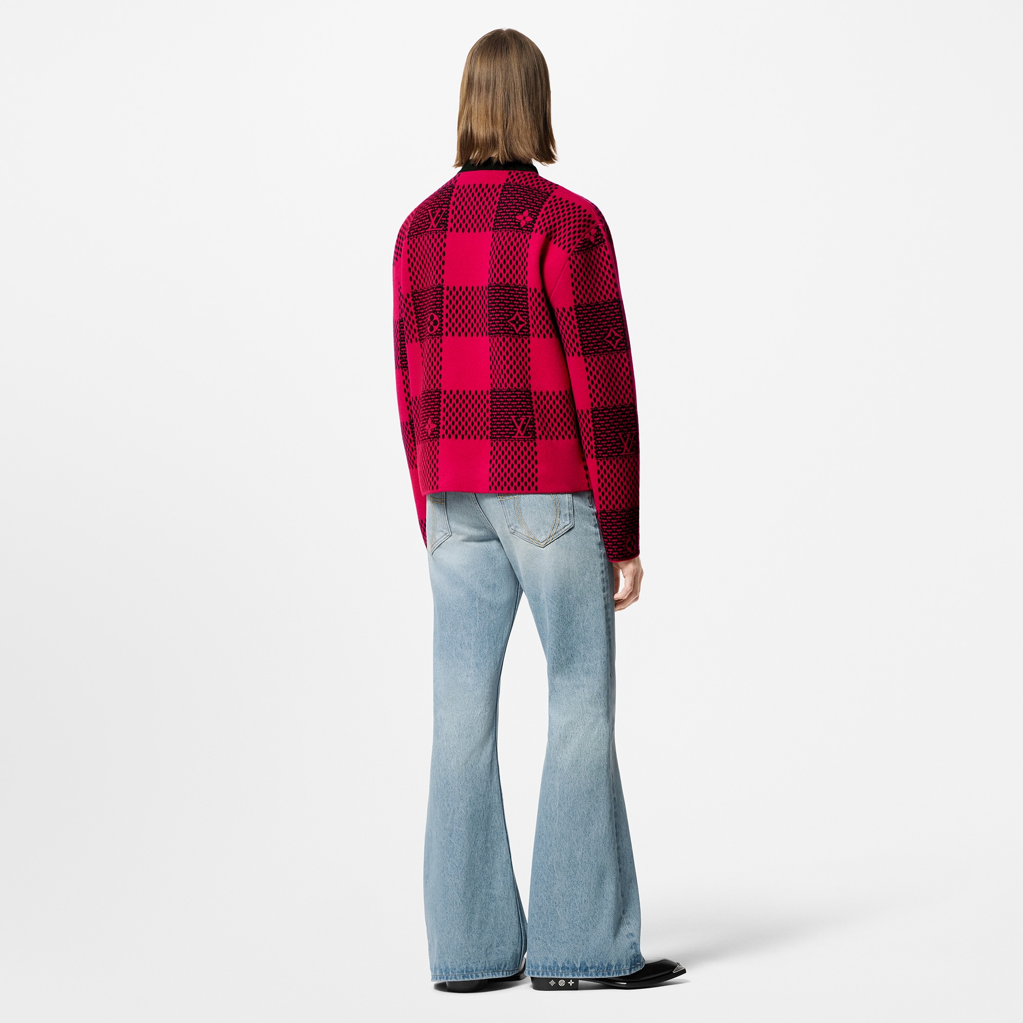 Damier Wool Crewneck  in Men