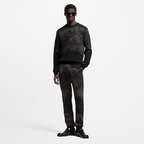 Damoflage Jacquard Pants in Men's Ready-to-Wear All Ready-to-Wear collections by Louis Vuitton (Product zoom)