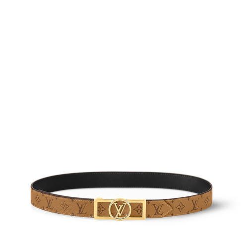 Dauphine 25mm Reversible Belt Other Monogram Canvas in Women's Accessories Women's Belts collections by Louis Vuitton (Product zoom)