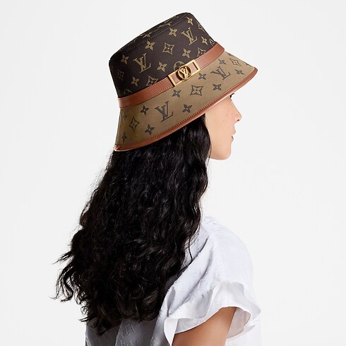 Dauphine Bucket Hat . in Women's Accessories Hats and Gloves collections by Louis Vuitton (Product zoom)