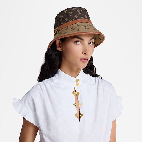 Dauphine Bucket Hat . in Women's Accessories Hats and Gloves collections by Louis Vuitton (Product zoom)