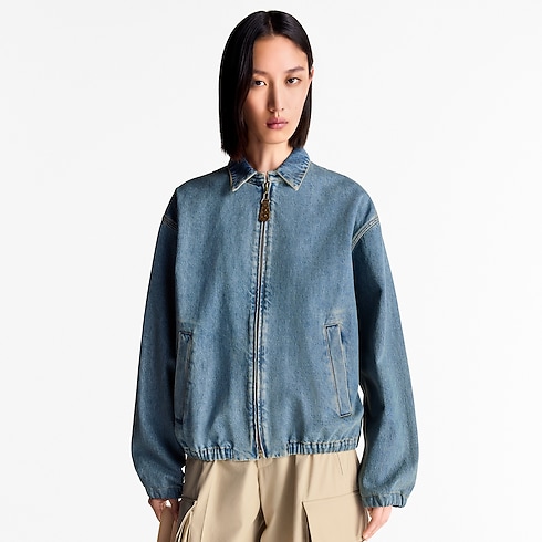 Denim Bomber Jacket in Women's Ready-to-Wear Coats and Jackets collections by Louis Vuitton (Product zoom)