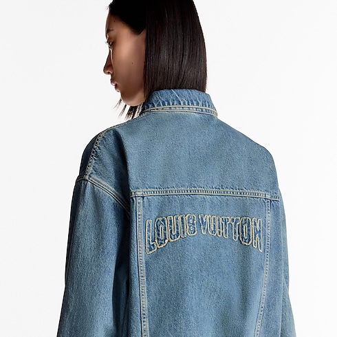Denim Bomber Jacket in Women's Ready-to-Wear Coats and Jackets collections by Louis Vuitton (Product zoom)