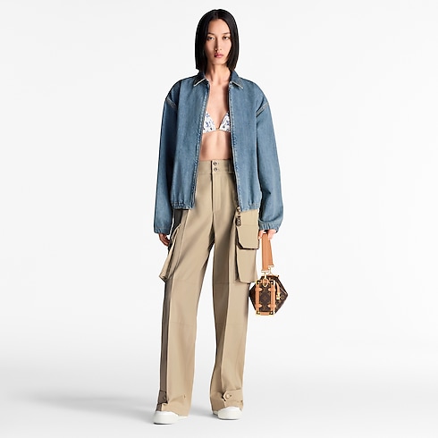 Denim Bomber Jacket in Women's Ready-to-Wear Coats and Jackets collections by Louis Vuitton (Product zoom)