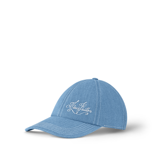 Denim Cap . in Men's Accessories Hats, Beanies and Gloves collections by Louis Vuitton (Product zoom)