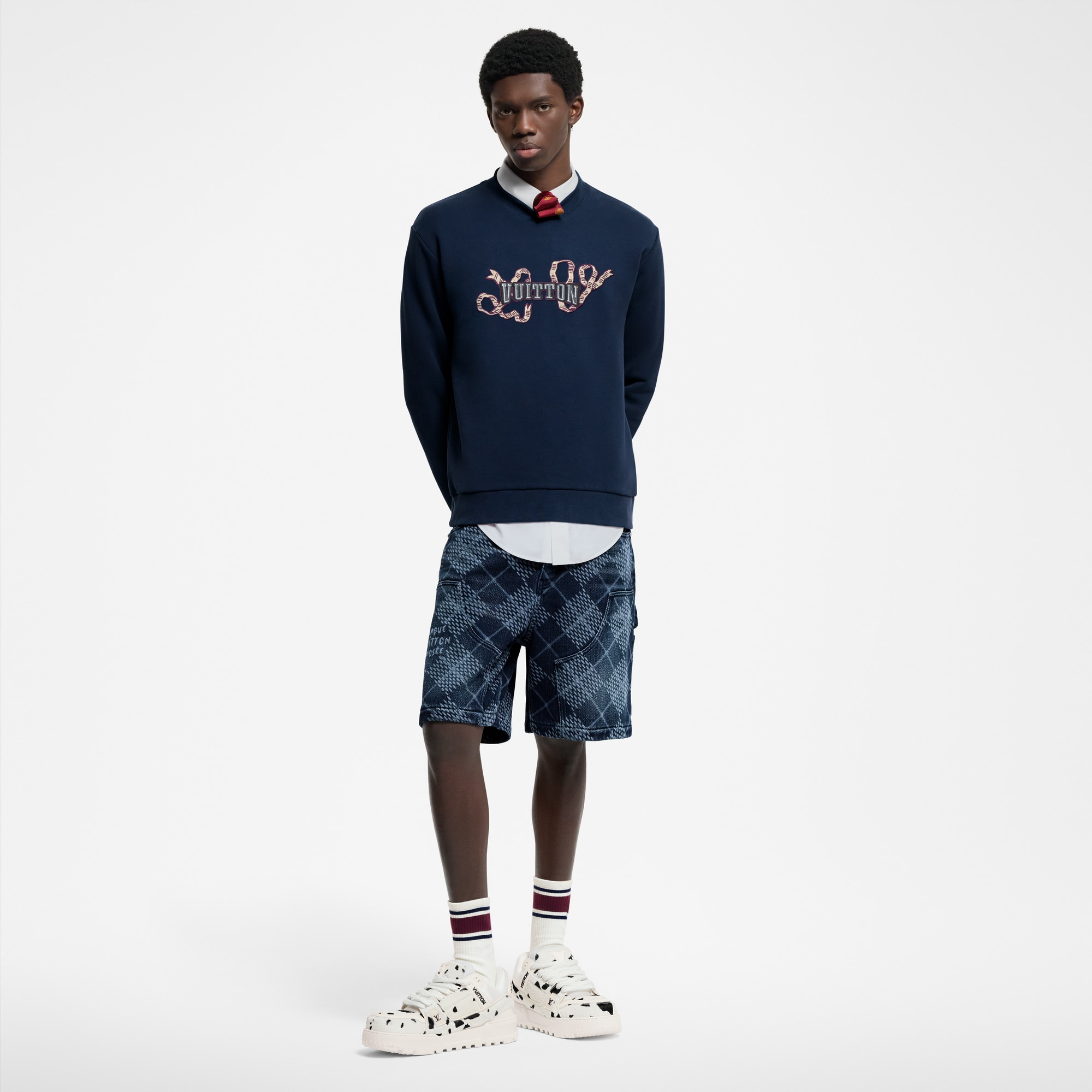 Denim Carpenter Shorts  in Men