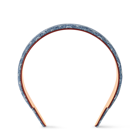 Denim Headband . in Women's Accessories Hair Accessories collections by Louis Vuitton (Product zoom)