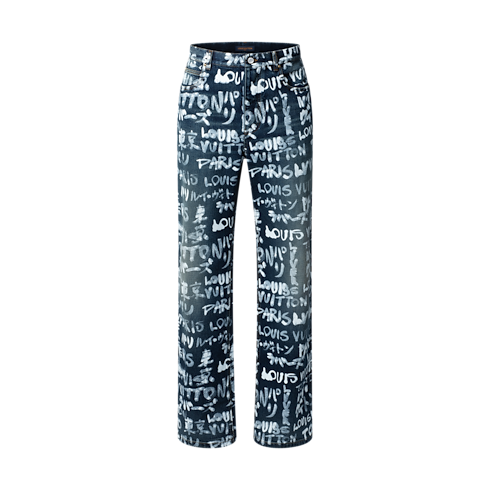 Denim Skate Pants in Men's Ready-to-Wear Denim collections by Louis Vuitton (Product zoom)