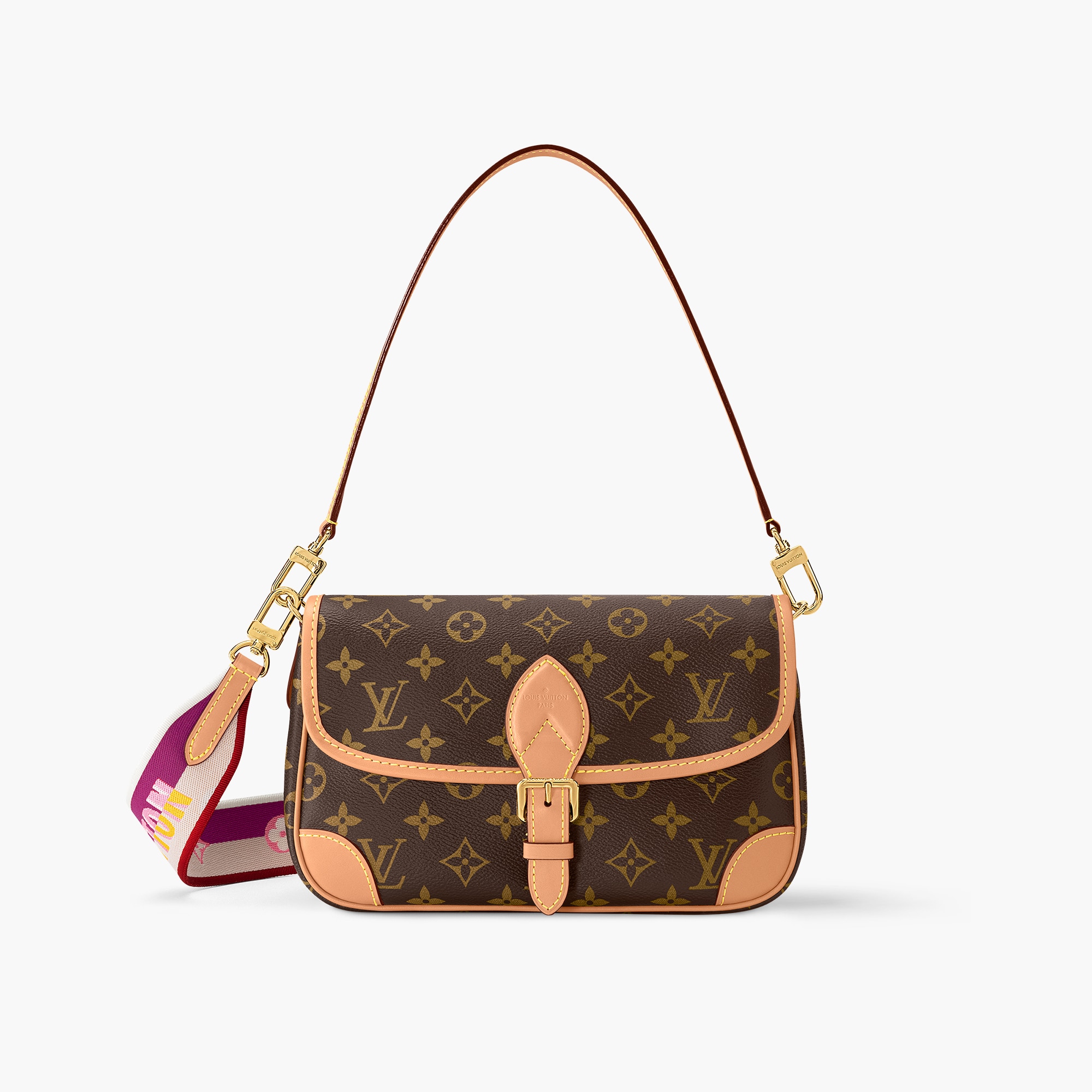 Cross Body Lv Pink Bag Price Diane Monogram Handbags LOUIS VUITTON