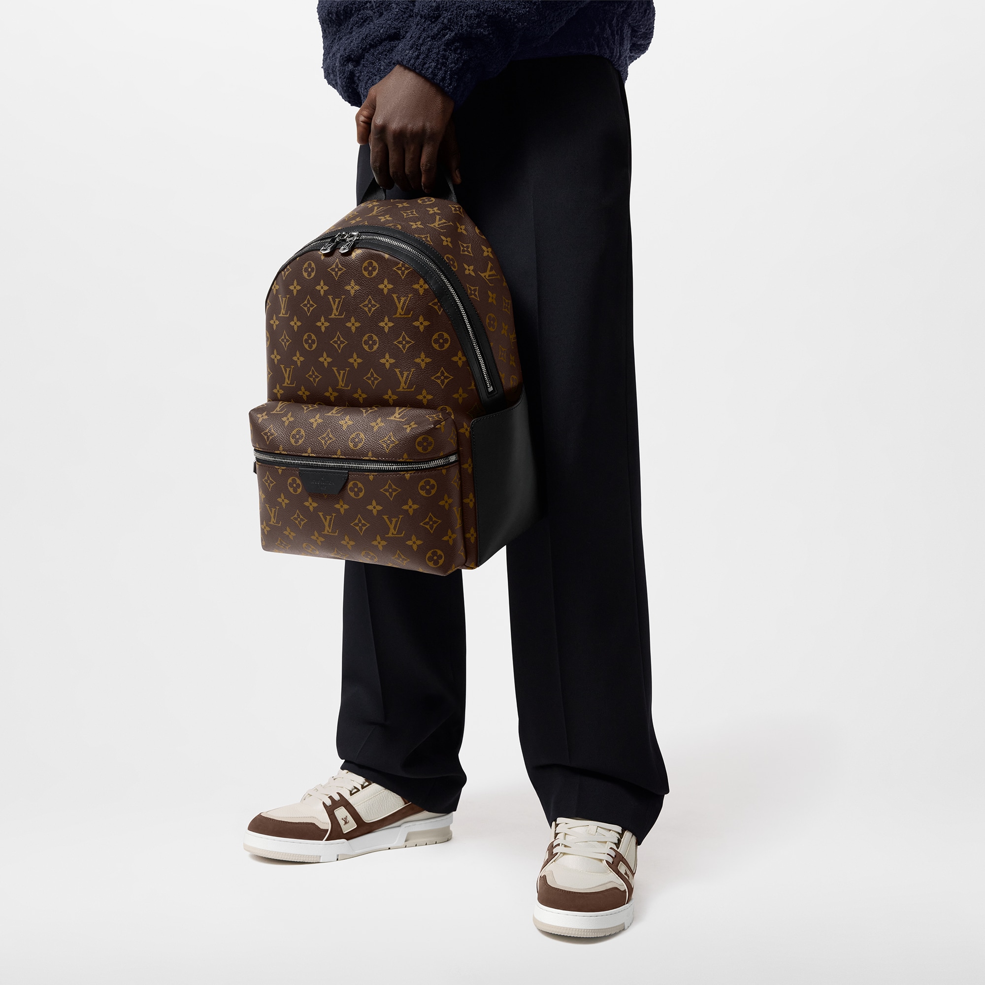 Discovery Backpack PM Monogram Macassar Canvas in Men