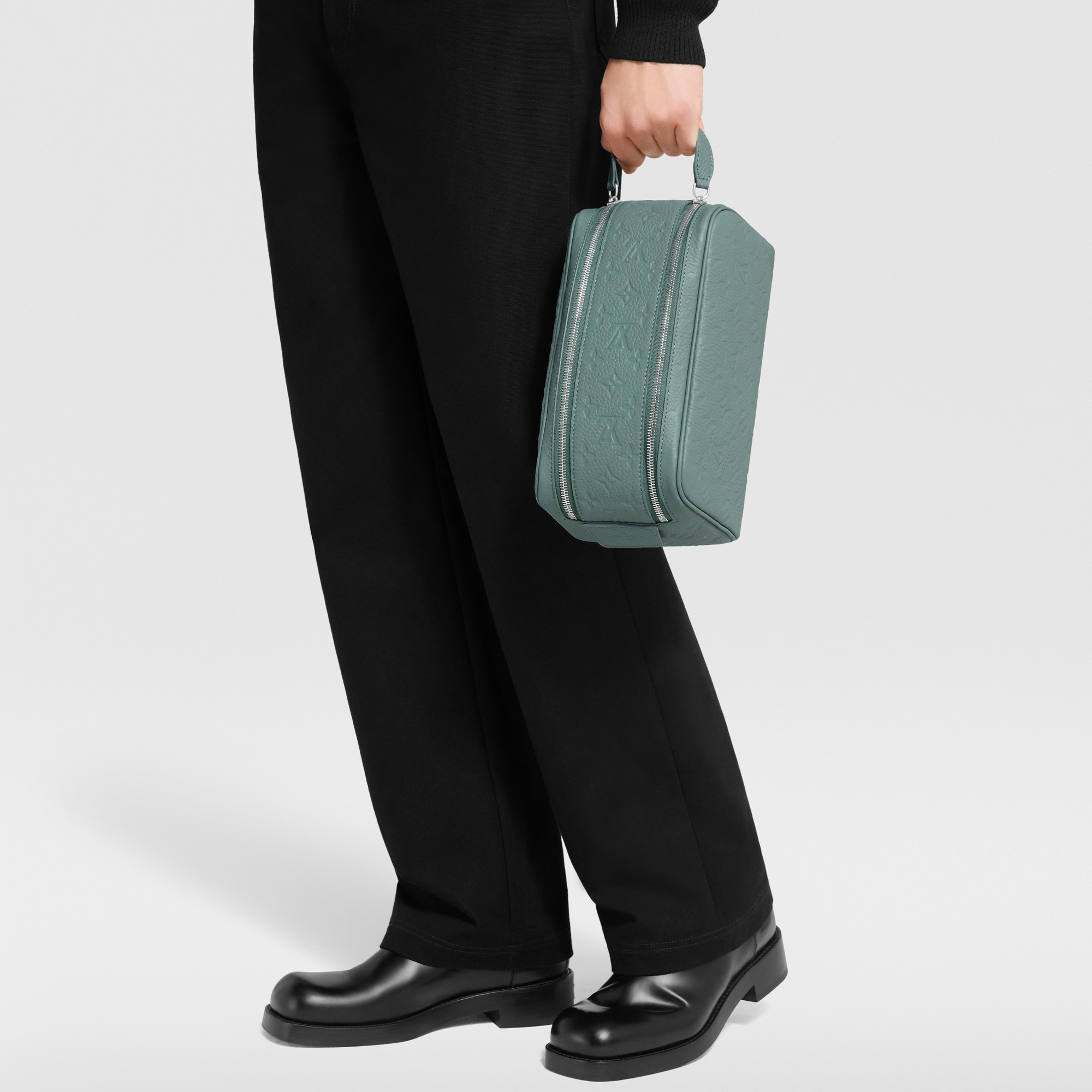 Dopp Kit Taurillon Monogram in Men